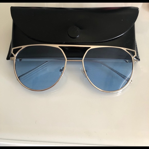 Blue Lens Sunglasses - Picture 1 of 1